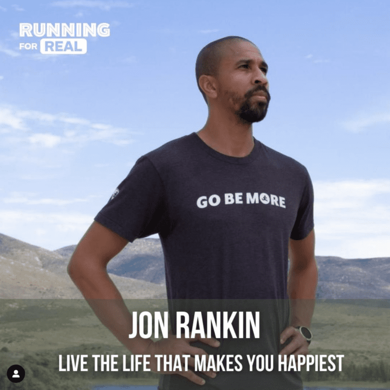 Jon Running for Real IG post